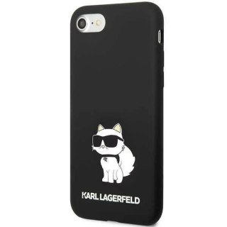 Etui ochronne na telefon Karl Lagerfeld KLHCI8SNCHBCK do Apple iPhone 7/8/ SE 2020/2022 hardcase czarny/black Silicone Choupette