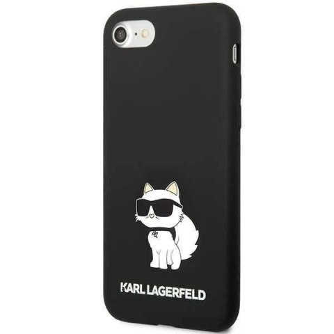 Etui ochronne na telefon Karl Lagerfeld KLHCI8SNCHBCK do Apple iPhone 7/8/ SE 2020/2022 hardcase czarny/black Silicone Choupette