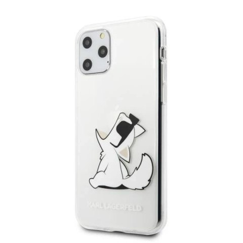Etui ochronne na telefon Karl Lagerfeld KLHCN58CFNRC do Apple iPhone 11 Pro hardcase transparent Choupette Fun