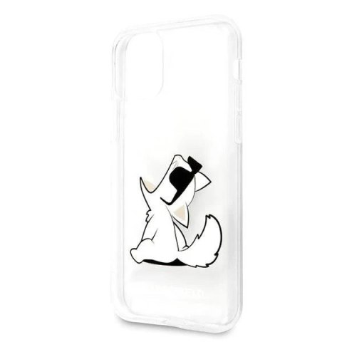 Etui ochronne na telefon Karl Lagerfeld KLHCN58CFNRC do Apple iPhone 11 Pro hardcase transparent Choupette Fun