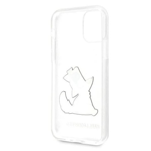 Etui ochronne na telefon Karl Lagerfeld KLHCN58CFNRC do Apple iPhone 11 Pro hardcase transparent Choupette Fun