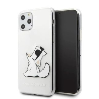 Etui ochronne na telefon Karl Lagerfeld KLHCN65CFNRC do Apple iPhone 11 Pro Max hardcase transparent Choupette Fun