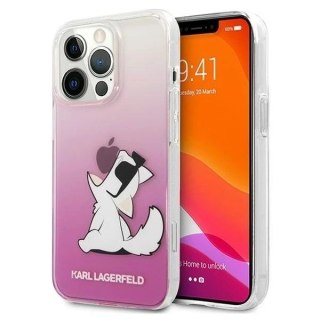 Etui ochronne na telefon Karl Lagerfeld KLHCP13LCFNRCPI do Apple iPhone 13 Pro / 13 6,1" hardcase różowy/pink Choupette Fun