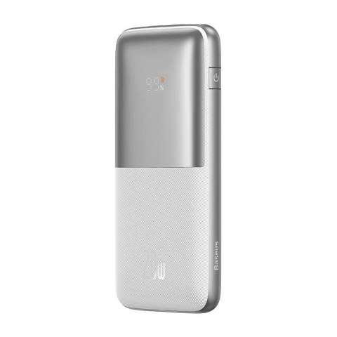 Powerbank Baseus Bipow Pro 10000mAh, 2xUSB, USB-C, 20W (biały)