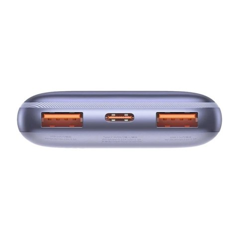 Powerbank Baseus Bipow Pro 10000mAh, 2xUSB, USB-C, 20W (fioletowy)