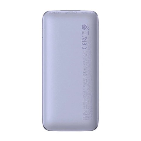 Powerbank Baseus Bipow Pro 10000mAh, 2xUSB, USB-C, 22.5W (fioletowy)