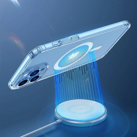 Etui Dux Ducis Clin magnetyczne do iPhone 12 Pro Max kompatybilne z MagSafe przezroczysty