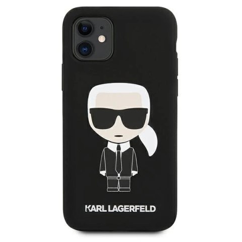 Etui Karl Lagerfeld KLHCN61SLFKBK do iPhone 11 6,1" / Xr hardcase Silicone Iconic