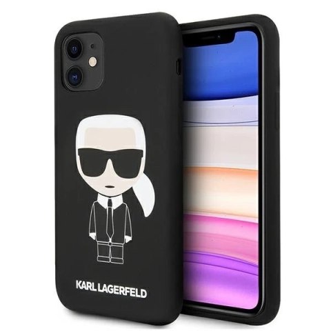 Etui Karl Lagerfeld KLHCN61SLFKBK do iPhone 11 6,1" / Xr hardcase Silicone Iconic