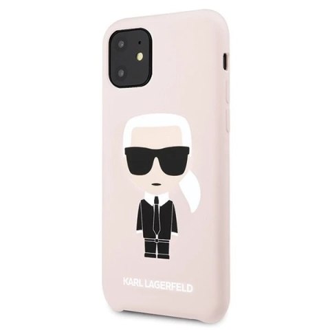 Etui Karl Lagerfeld KLHCN61SLFKPI do iPhone 11 6,1" / Xr hardcase Silicone Iconic