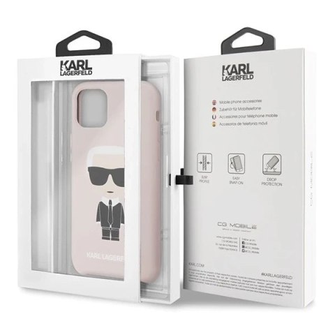 Etui Karl Lagerfeld KLHCN61SLFKPI do iPhone 11 6,1" / Xr hardcase Silicone Iconic