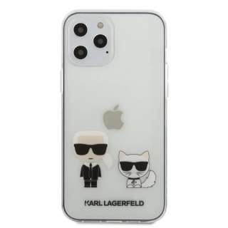 Etui Karl Lagerfeld KLHCP12LCKTR do iPhone 12 Pro Max 6,7" hardcase Karl & Choupette