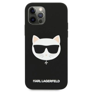 Etui Karl Lagerfeld KLHCP12LSLCHBK do iPhone 12 Pro Max 6,7" hardcase Silicone Choupette