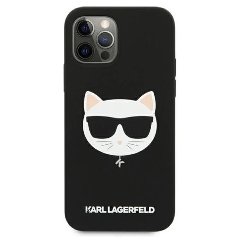 Etui Karl Lagerfeld KLHCP12LSLCHBK do iPhone 12 Pro Max 6,7" hardcase Silicone Choupette