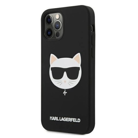 Etui Karl Lagerfeld KLHCP12LSLCHBK do iPhone 12 Pro Max 6,7" hardcase Silicone Choupette