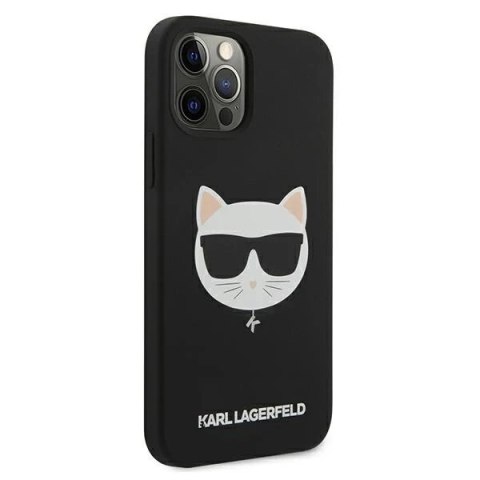 Etui Karl Lagerfeld KLHCP12LSLCHBK do iPhone 12 Pro Max 6,7" hardcase Silicone Choupette