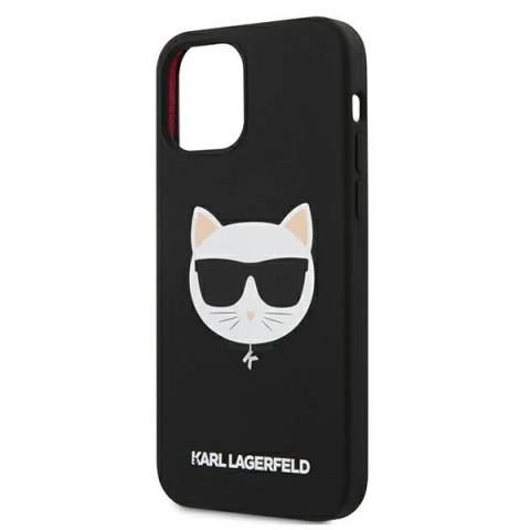 Etui Karl Lagerfeld KLHCP12LSLCHBK do iPhone 12 Pro Max 6,7" hardcase Silicone Choupette