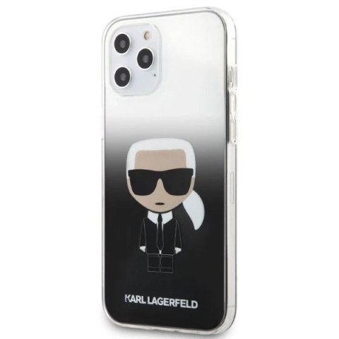 Etui Karl Lagerfeld KLHCP12LTRDFKBK do iPhone 12 Pro Max 6,7" hardcase Gradient Ikonik Karl