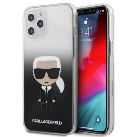 Etui Karl Lagerfeld KLHCP12LTRDFKBK do iPhone 12 Pro Max 6,7" hardcase Gradient Ikonik Karl