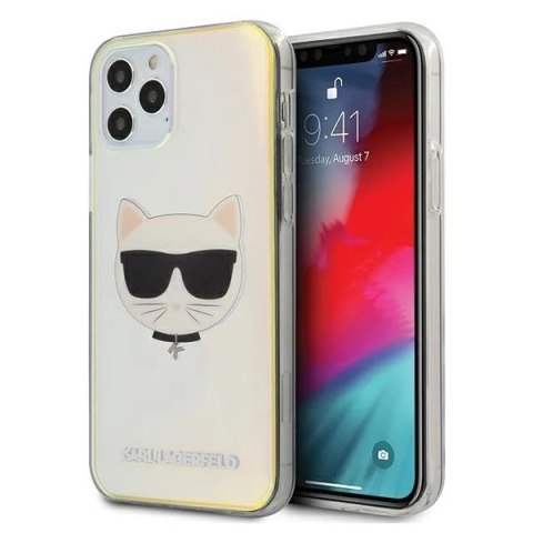Etui Karl Lagerfeld KLHCP12MCIR do iPhone 12/12 Pro 6,1" multicolor hardcase Iridescent Choupette