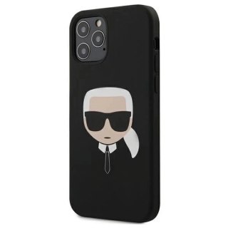 Etui Karl Lagerfeld KLHCP12MSLKHBK do iPhone 12/12 Pro 6,1" hardcase Silicone Karl`s Head