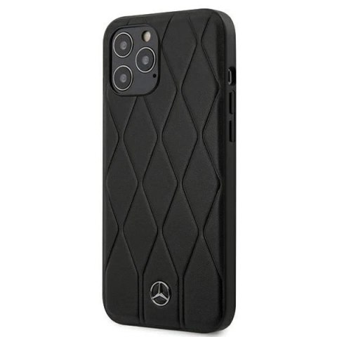 Etui Mercedes MEHCP12LMULBK do iPhone 12 Pro Max 6,7" hardcase Wave Line czarny/black