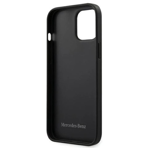 Etui Mercedes MEHCP12LMULBK do iPhone 12 Pro Max 6,7" hardcase Wave Line czarny/black