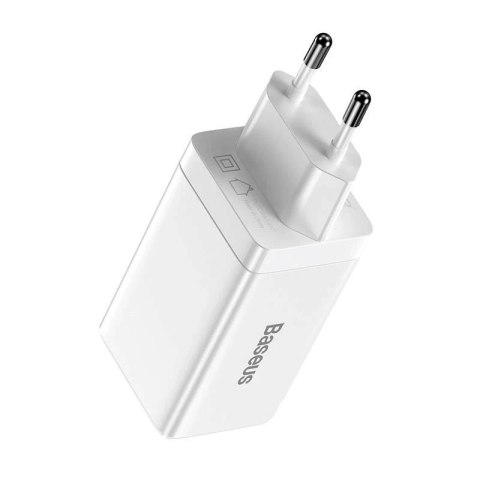 Ładowarka sieciowa Baseus GaN3 Pro, 2xUSB-C + USB, 65W (biała)