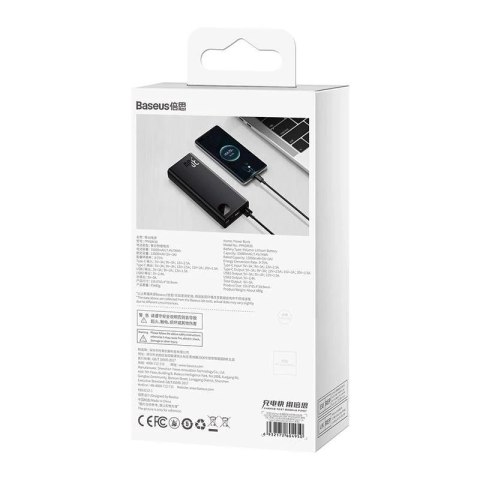 Powerbank Baseus Adaman Metal, 20000mAh, 30W (czarny)