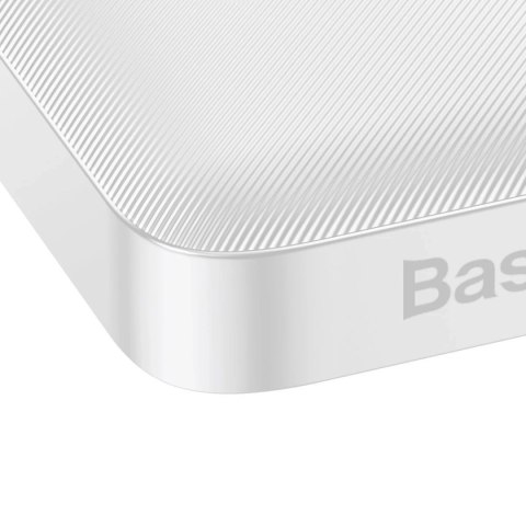 Powerbank Baseus Bipow 10000mAh, 2xUSB, USB-C, 20W (biały)