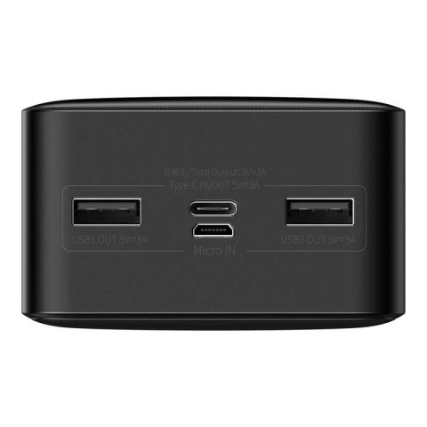Powerbank Baseus Bipow 30000mAh, 2xUSB, USB-C,15W (czarny)