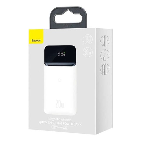 Powerbank Baseus Magnetic 10000mAh 20W (biały)