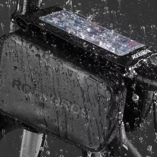 Torba rowerowa sakwa uchwyt rowerowy Rockbros AS-006BK czarna