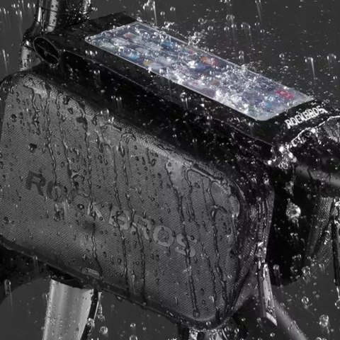 Torba rowerowa sakwa uchwyt rowerowy Rockbros AS-006BK czarna