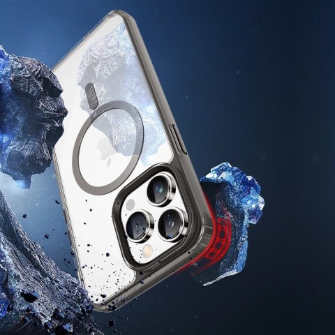 Etui Dux Ducis Clin2 do iPhone 14 Pro Max magnetyczny pokrowiec MagSafe szare