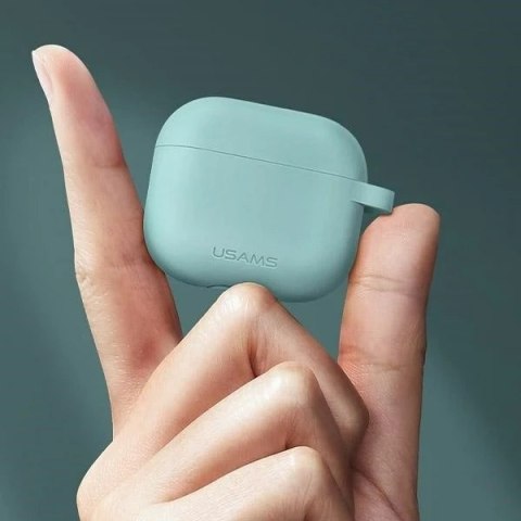 Etui ochronne na słuchawki USAMS do Apple AirPods 3 silicon różowy/pink BH741AP03 (US-BH741)