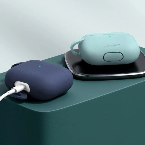 Etui ochronne na słuchawki USAMS do Apple AirPods 3 silicon różowy/pink BH741AP03 (US-BH741)