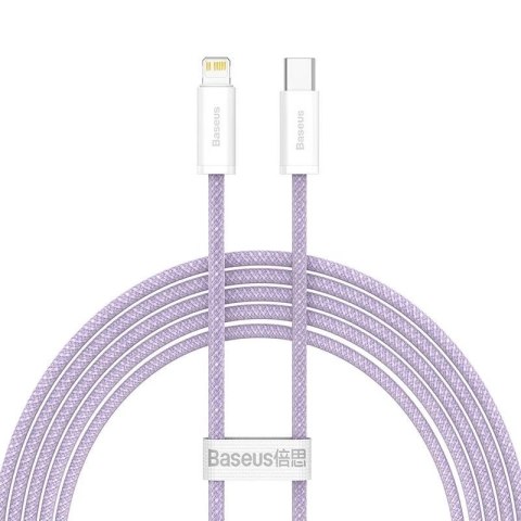 Kabel USB-C do Lightning Baseus Dynamic Series, 20W, 2m (fioletowy)