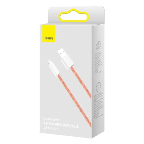 Kabel USB do Lightning Baseus Dynamic, 2.4A, 2m (pomarańczowy)