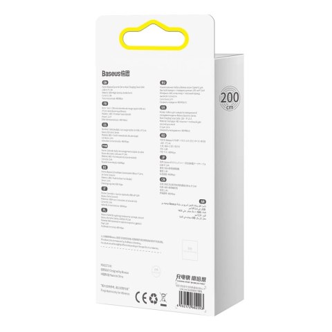 Kabel USB do Lightning Baseus Dynamic, 2.4A, 2m (pomarańczowy)