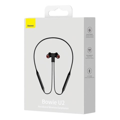Słuchawki TWS Baseus Bowie U2 (czarne)