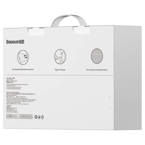 Dodatkowa poduszka lędźwiowa do samochodu Baseus Comfort Ride (pomarańczowa)