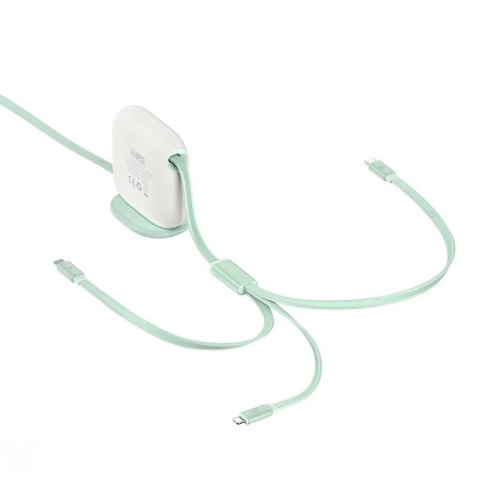 Kabel USB Baseus Fabric 3w1 USB-C / Lightning / Micro 3,5A 1,7m (szary)