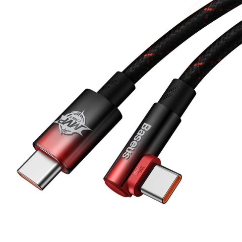 Kabel USB-C do USB-C Baseus MVP2, 100W, 2m (czarno-czerwony)