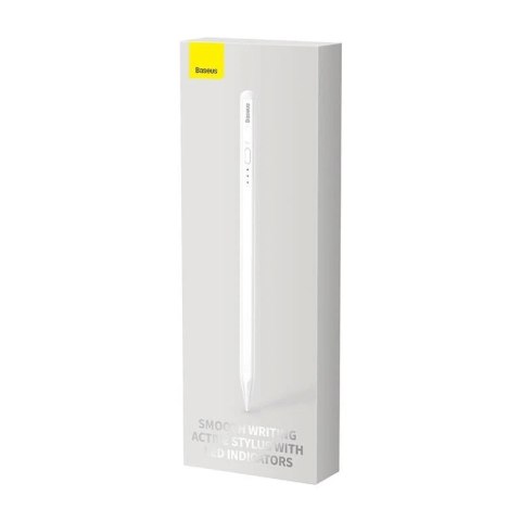 Rysik pojemnościowy LED do telefonu/tabletu Baseus Smooth Writing (biały)
