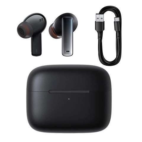 Słuchawki TWS Baseus Bowie M2+, ANC (czarne)