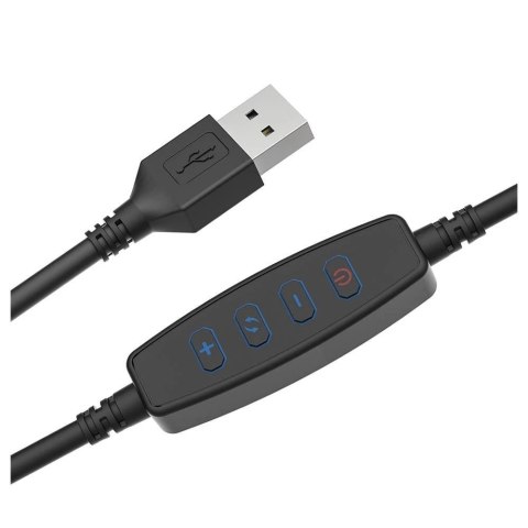 Stojak / statyw biurkowy Blitzwolf BW-SL4 na telefon, z lampą LED