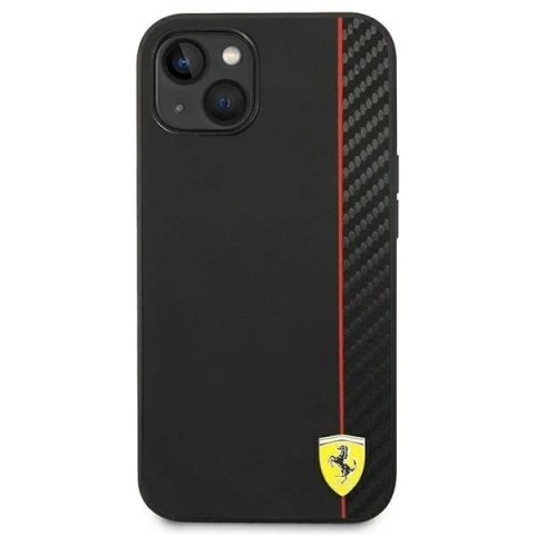 Eti na telefon Ferrari FEHCP14SAXBK do Apple iPhone 14 6,1" czarny/black hardcase Carbon