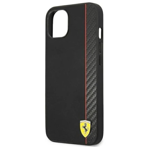 Eti na telefon Ferrari FEHCP14SAXBK do Apple iPhone 14 6,1" czarny/black hardcase Carbon