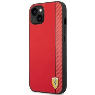 Eti na telefon Ferrari FEHCP14SAXRE do Apple iPhone 14 6,1" czerwony/red hardcase Carbon